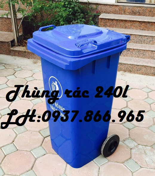 Thùng gom rác khu dân cư, thùng rác công nghiệp, thùng rác nhựa HPDE